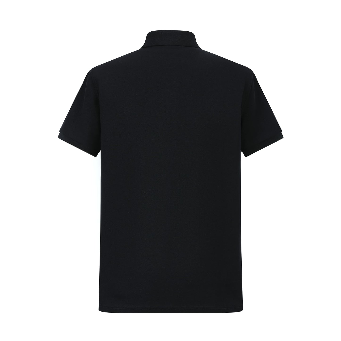 Camiseta 22552# Tipo Polo Negra Para Hombre