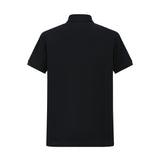 Camiseta 22552# Tipo Polo Negra Para Hombre