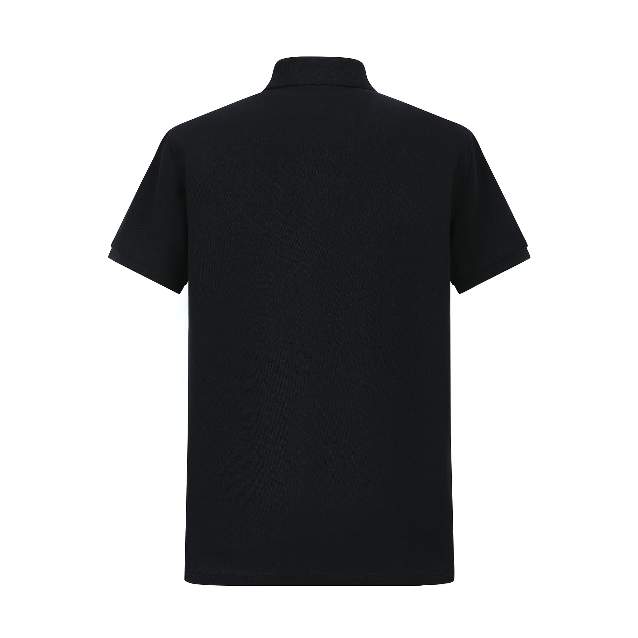 Camiseta 22552# Tipo Polo Negra Para Hombre