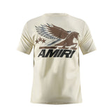 Camiseta 66781 Estampada Crema Para Hombre
