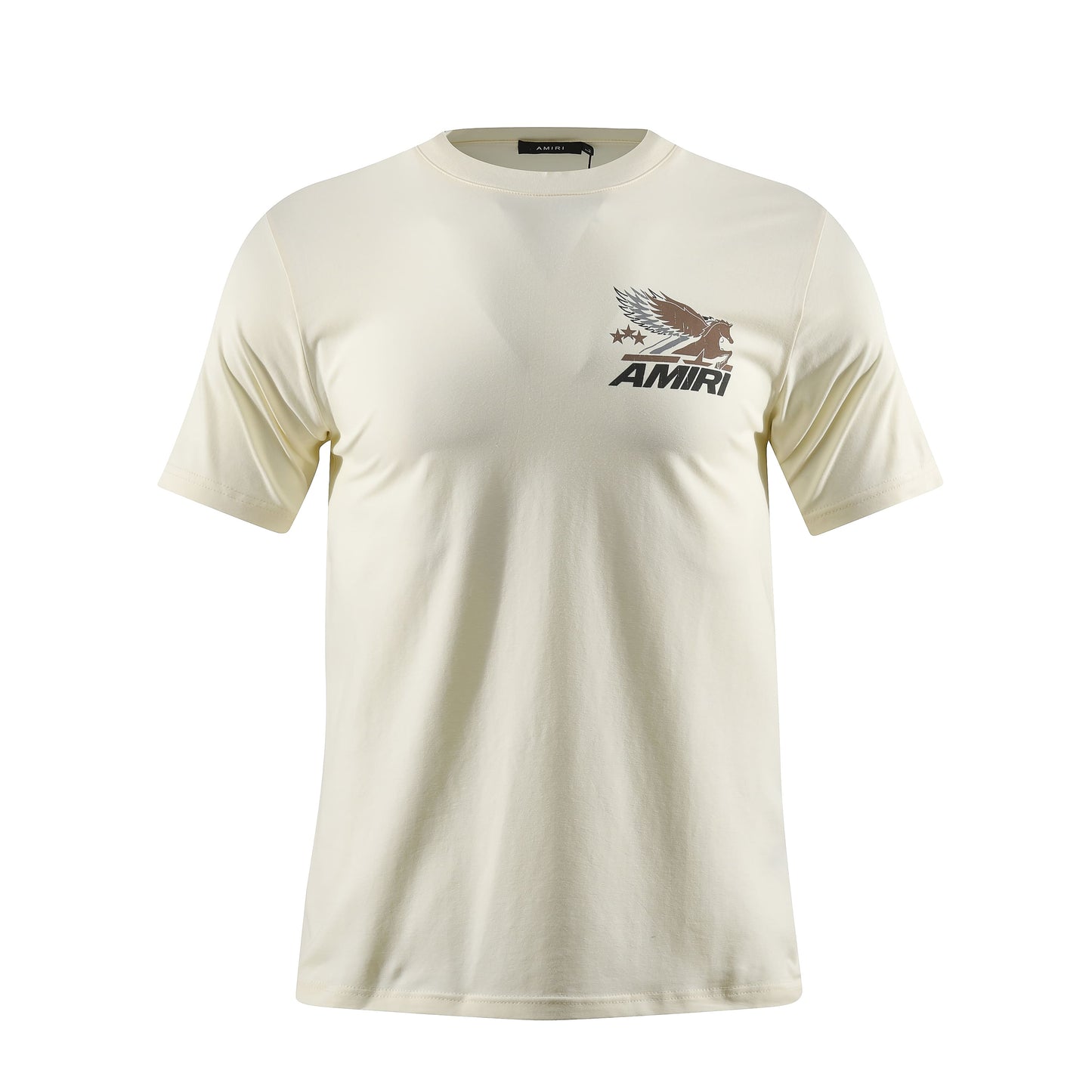 Camiseta 66781 Estampada Crema Para Hombre