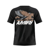 Camiseta 66781 Estampada Negra Para Hombre