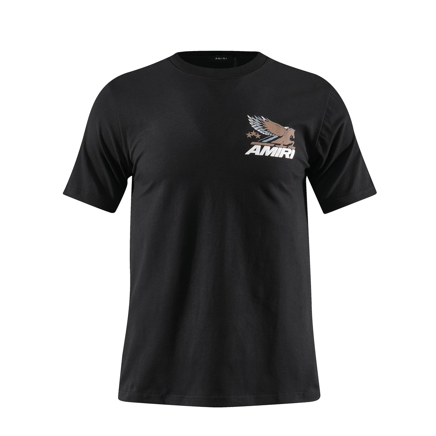 Camiseta 66781 Estampada Negra Para Hombre