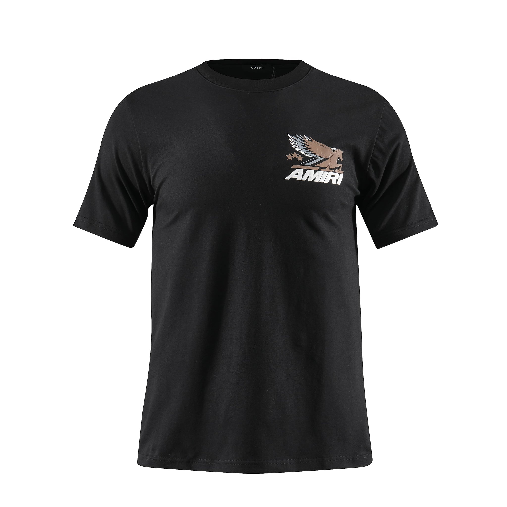 Camiseta 66781 Estampada Negra Para Hombre