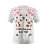 Camiseta 66792 Estampada Blanca Para Hombre
