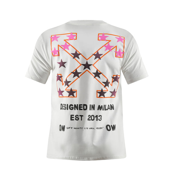 Camiseta 66792 Estampada Blanca Para Hombre