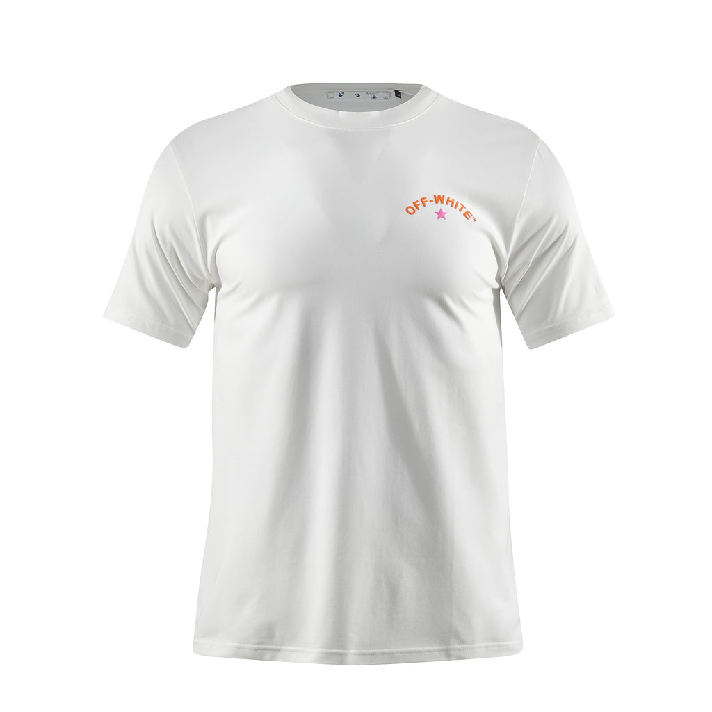 Camiseta 66792 Estampada Blanca Para Hombre