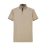 Camiseta 22371# Tipo Polo Khaki Para Hombre