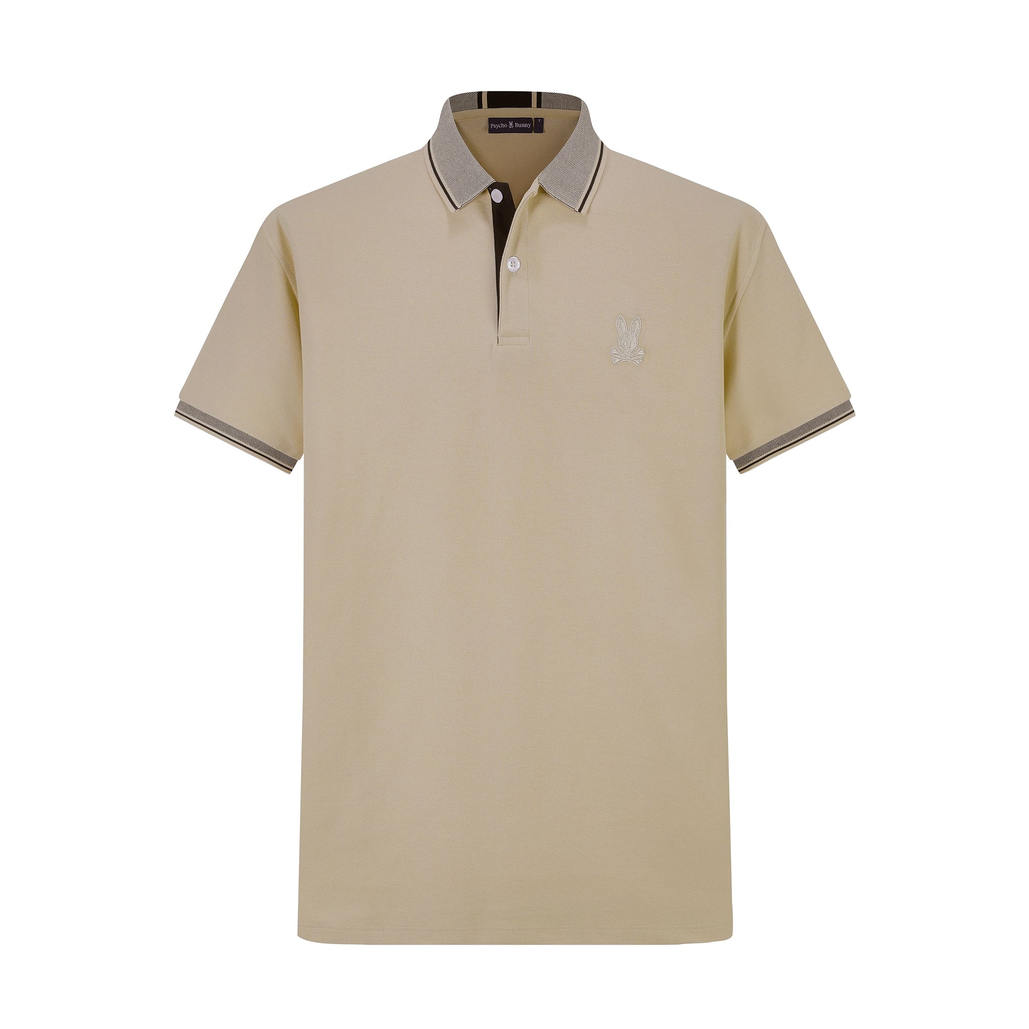 Camiseta 22371# Tipo Polo Khaki Para Hombre