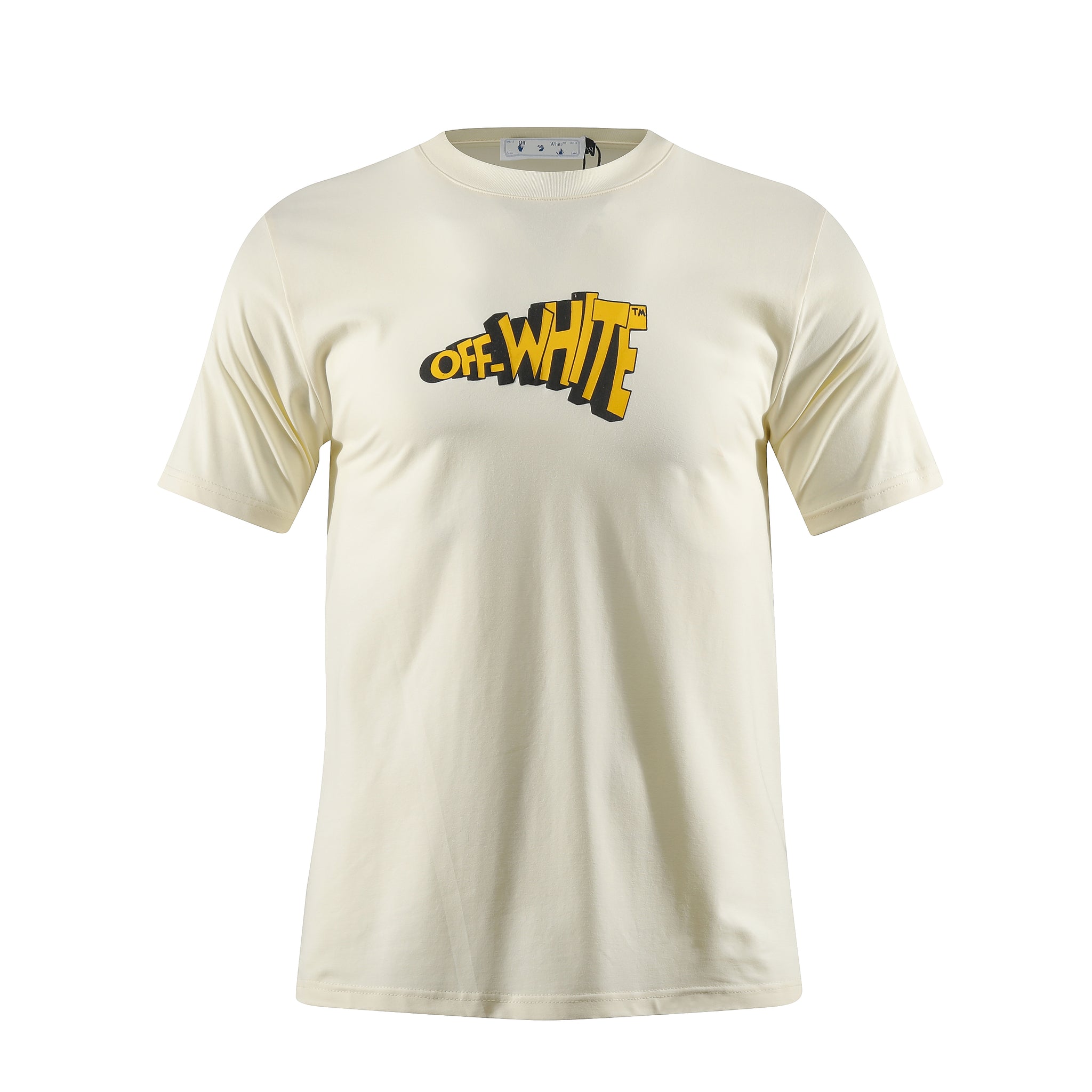 Camiseta 66788 Estampada Crema Para Hombre