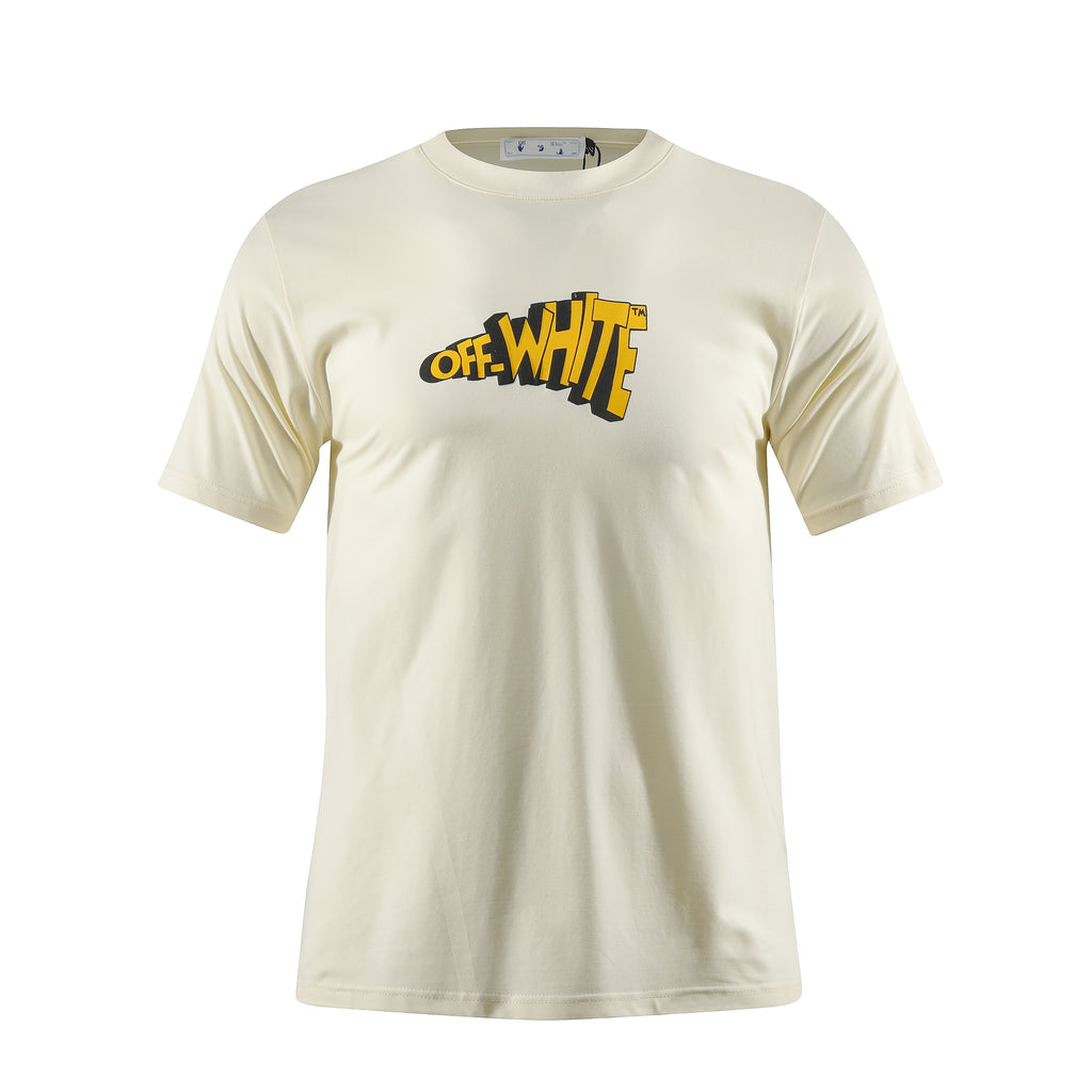 Camiseta 66788 Estampada Crema Para Hombre