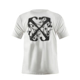Camiseta 66787 Estampada Blanca Para Hombre
