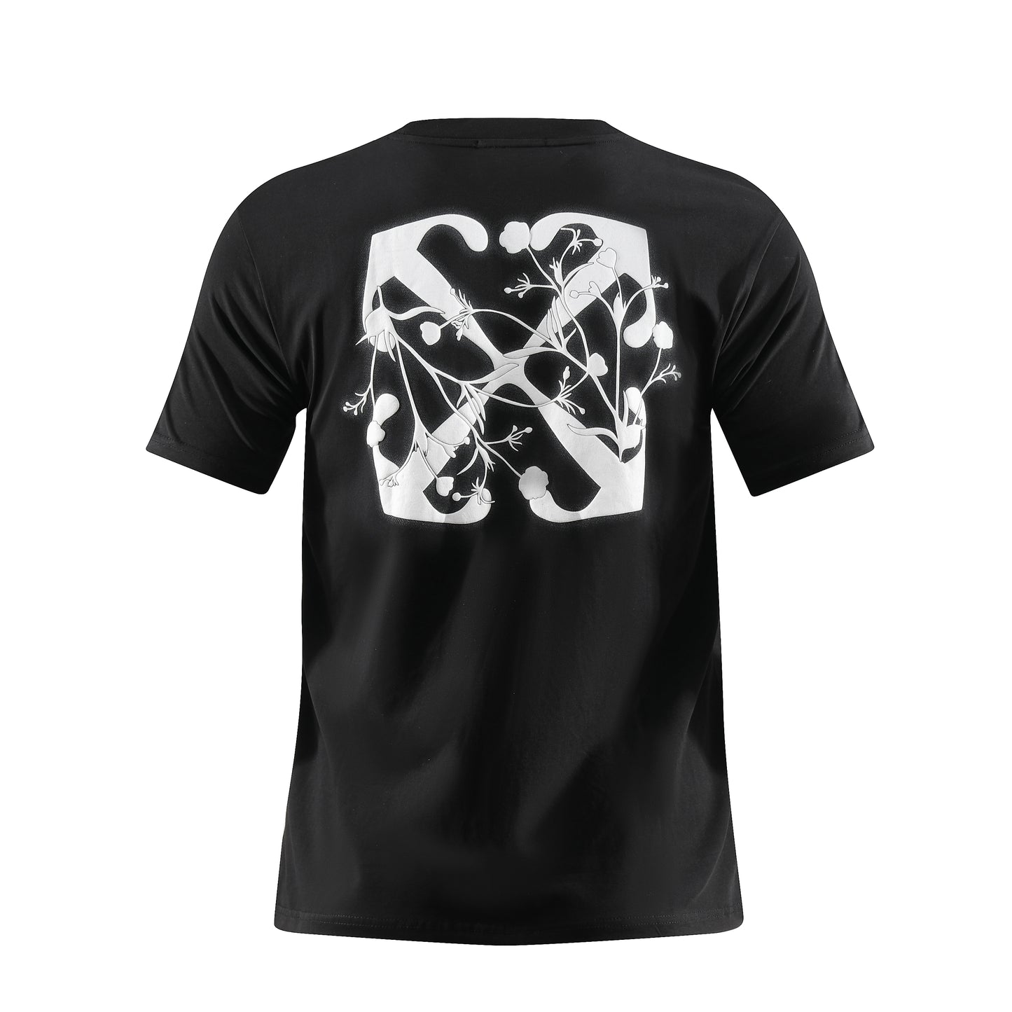 Camiseta 66787 Estampada Negra Para Hombre