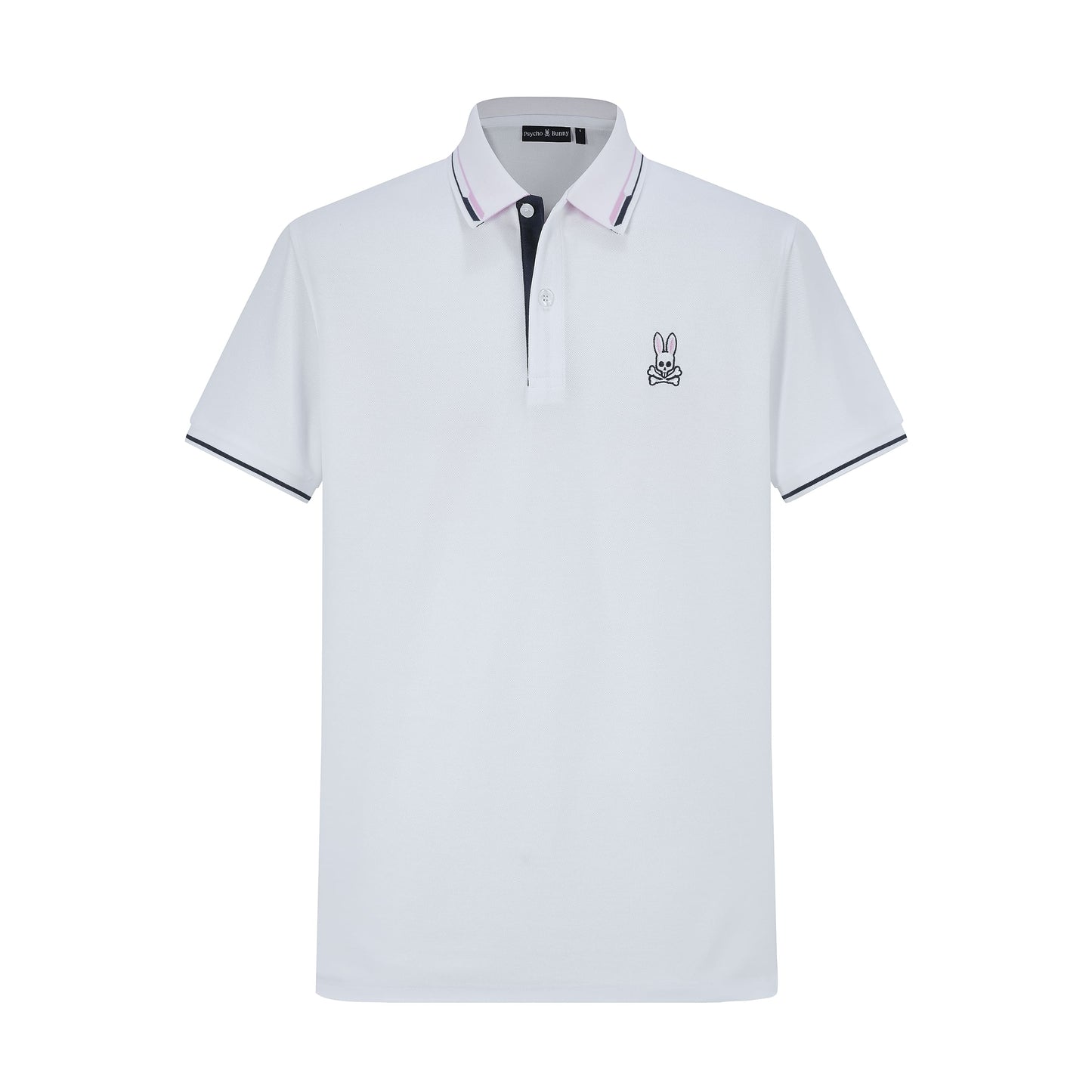 Camiseta 22470 Tipo Polo Blanca Para Hombre