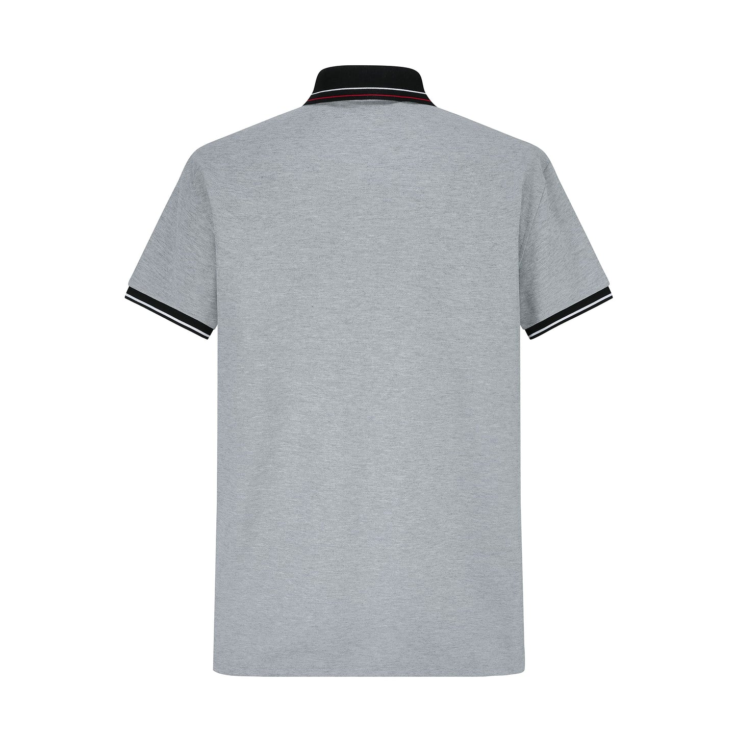 Camiseta 22470# Tipo Polo Gris Para Hombre
