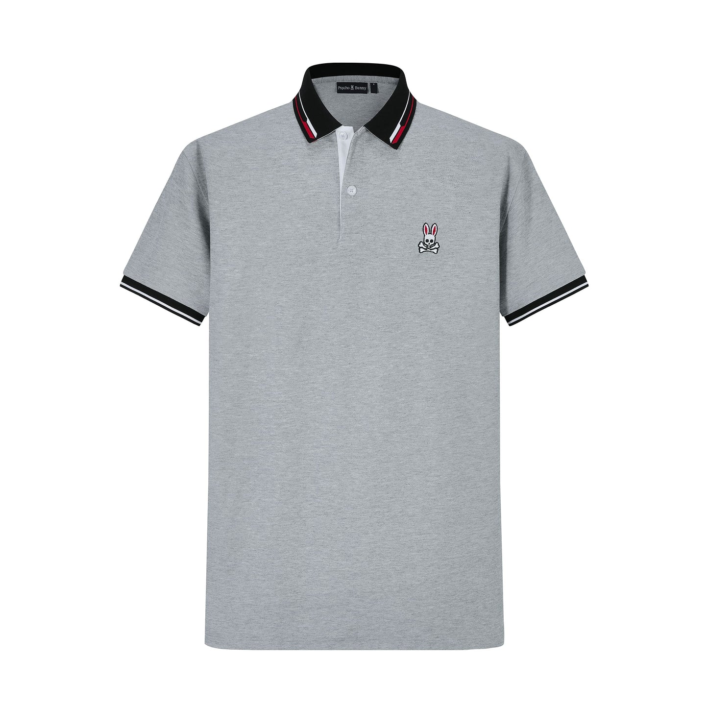 Camiseta 22470# Tipo Polo Gris Para Hombre