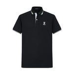 Camiseta 22470 Tipo Polo Negra Para Hombre