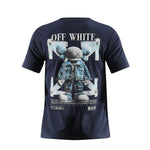 Camiseta 66790 Estampada Azul Oscuro Para Hombre