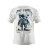 Camiseta 66790 Estampada Blanca Para Hombre