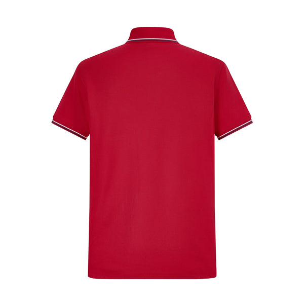 Camiseta 22472# Tipo Polo Roja Para Hombre