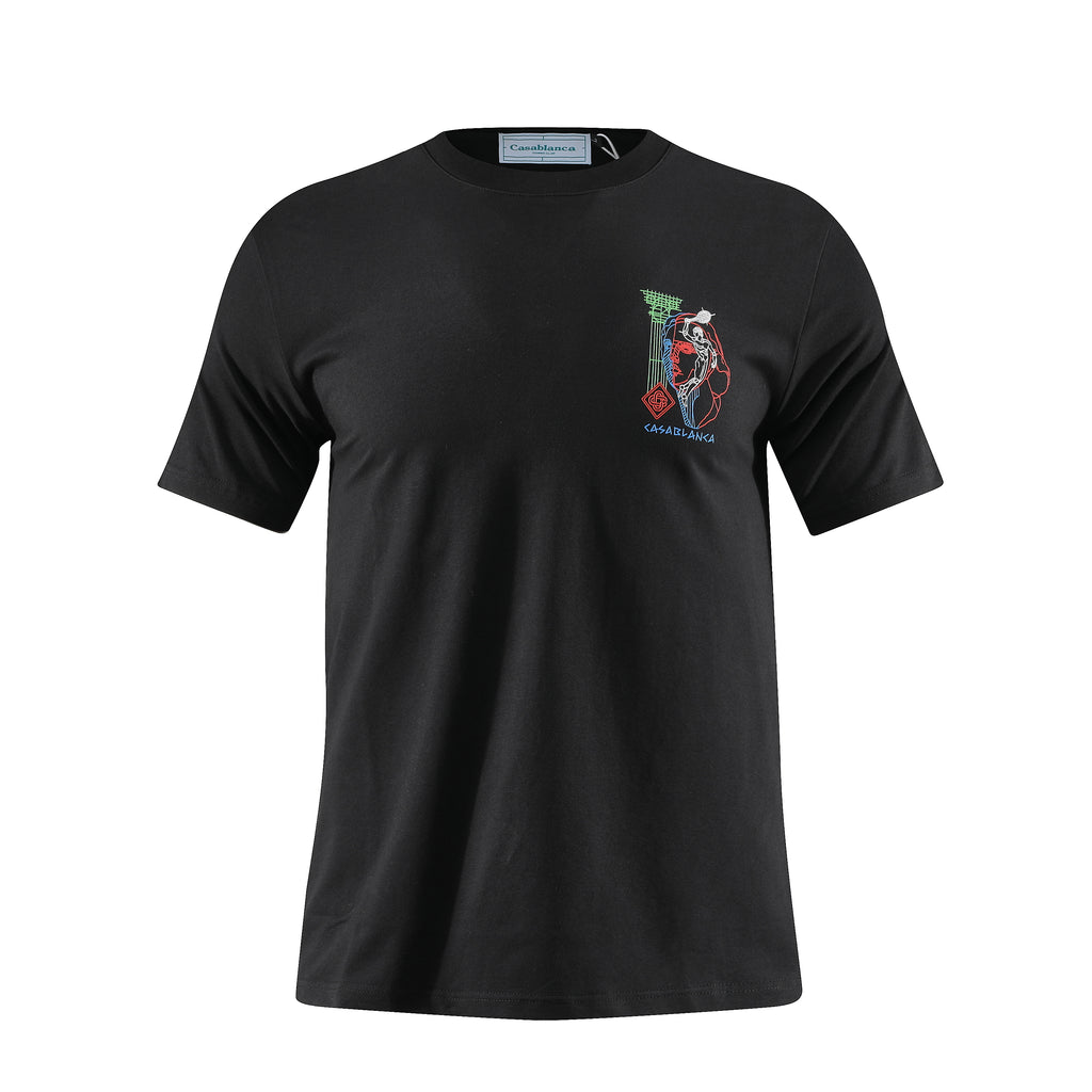 Camiseta 66785 Estampada Negra Para Hombre