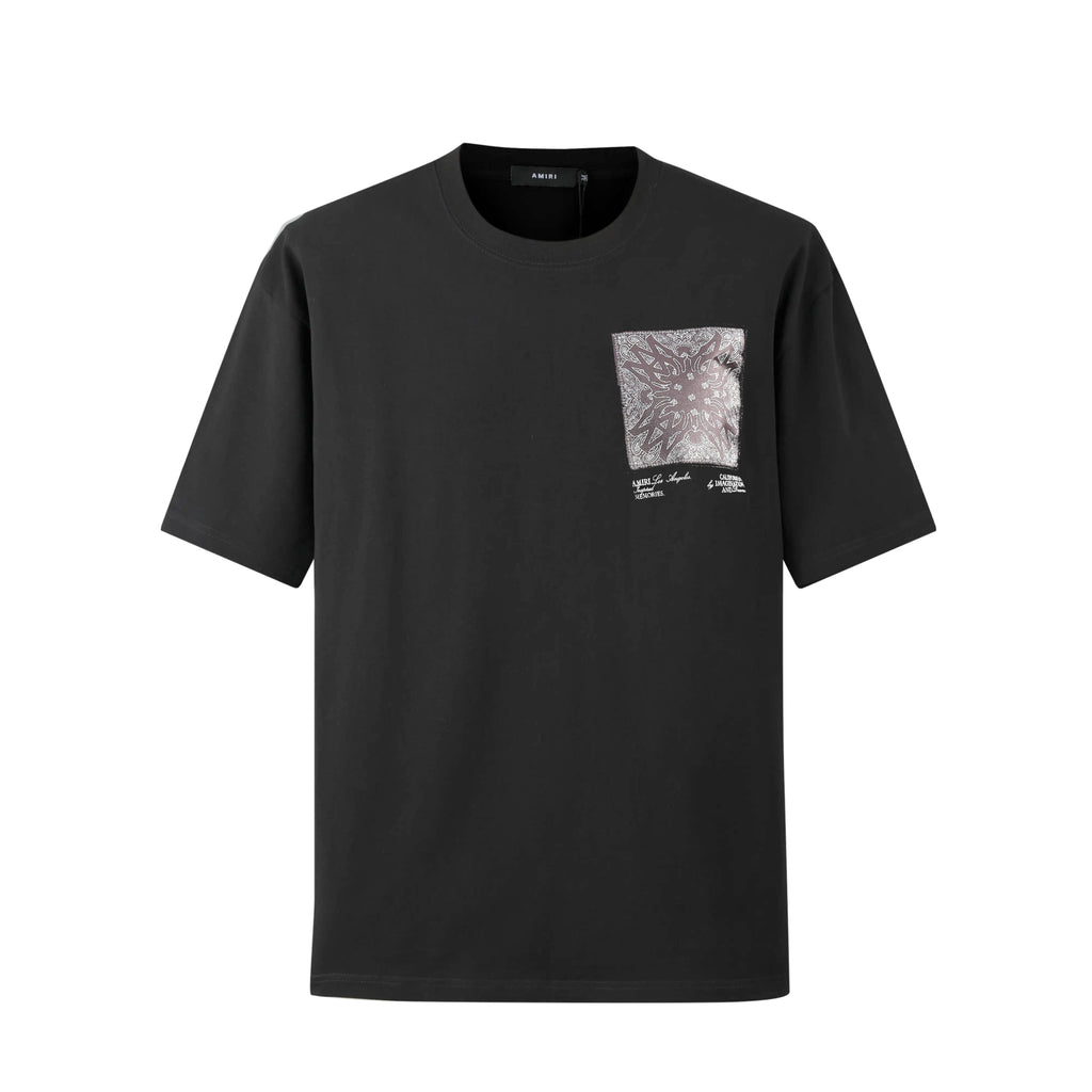 Camiseta 88989 Oversize Negra Para Hombre