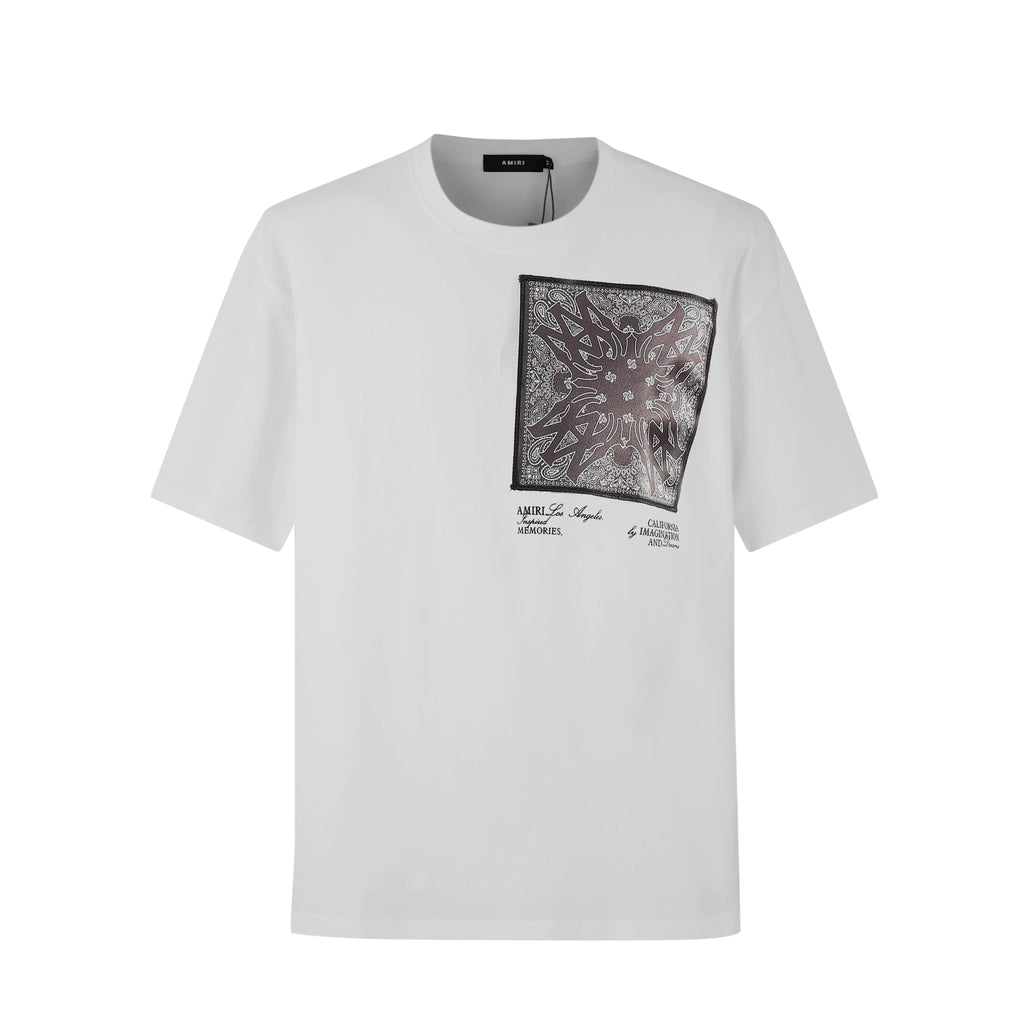Camiseta 88989 Oversize Blanca Para Hombre