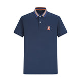 Camiseta 34594# Tipo Polo Azul Oscuro Para Hombre