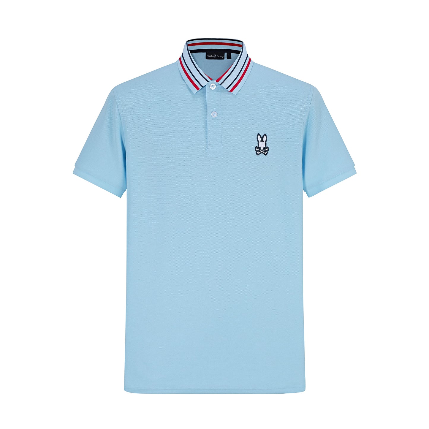 Camiseta 34594# Tipo Polo Azul Para Hombre