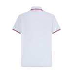 Camiseta 34592# Tipo Polo Blanca Para Hombre