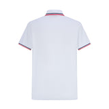 Camiseta 34592# Tipo Polo Blanca Para Hombre