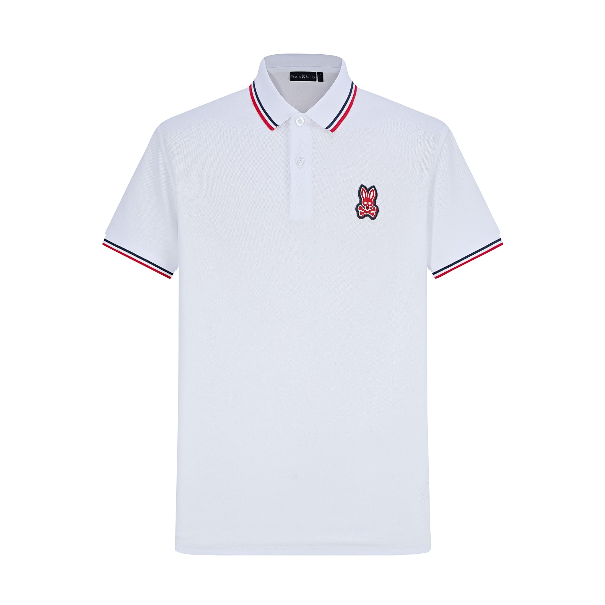Camiseta 34592# Tipo Polo Blanca Para Hombre