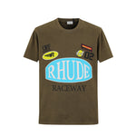 Camiseta 866517 Estampada Verde Para Hombre