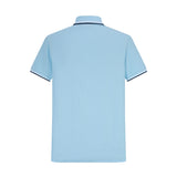 Camiseta 34592# Tipo Polo Azul Para Hombre