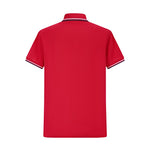 Camiseta 34592# Tipo Polo Roja Para Hombre