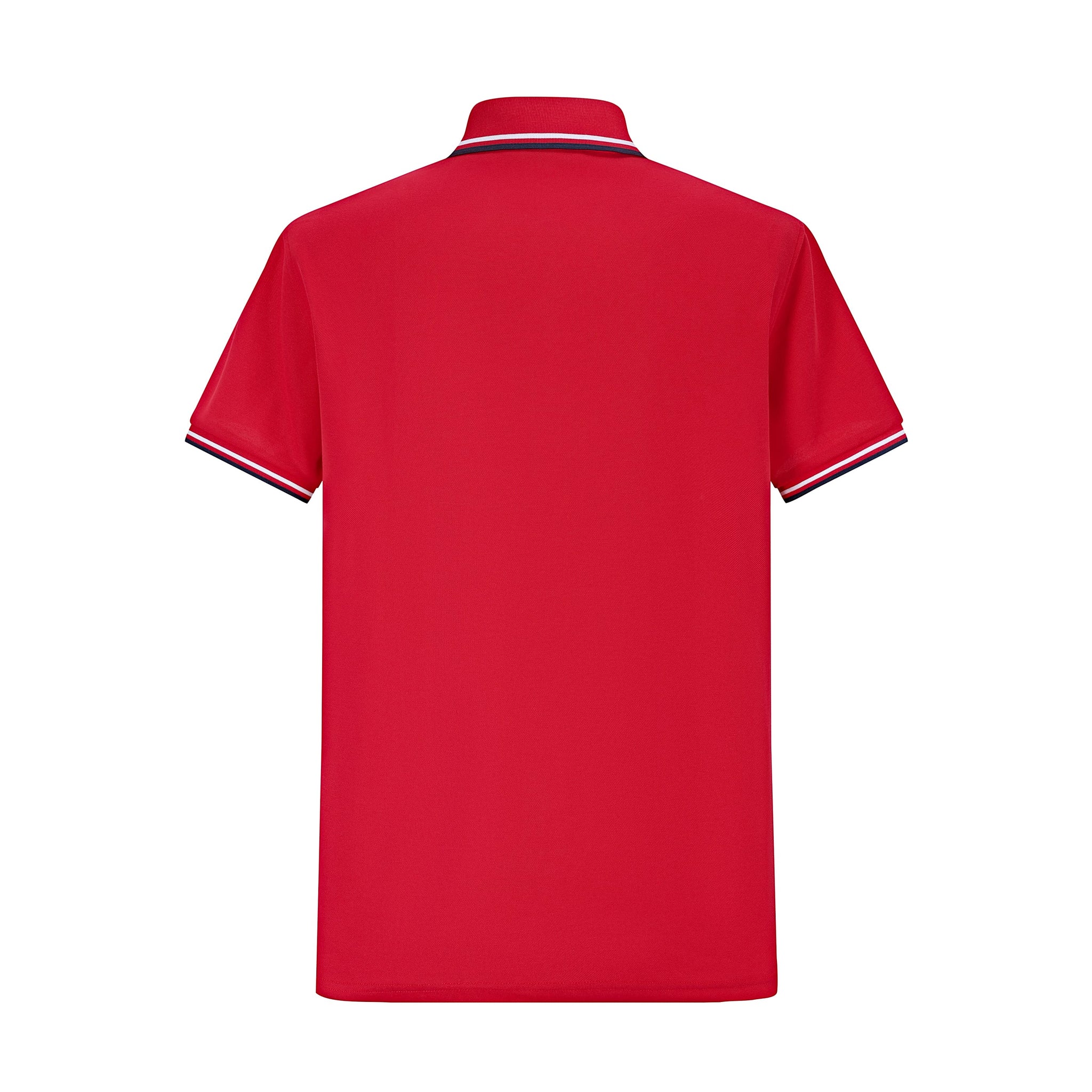 Camiseta 34592# Tipo Polo Roja Para Hombre