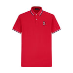 Camiseta 34592# Tipo Polo Roja Para Hombre