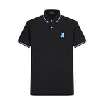 Camiseta 34592# Tipo Polo Negra Para Hombre