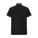 Camiseta 34592# Tipo Polo Negra Para Hombre