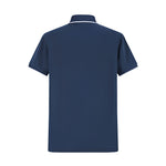 Camiseta 22362# Tipo Polo Azul Oscuro Para Hombre