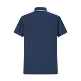 Camiseta 22362# Tipo Polo Azul Oscuro Para Hombre