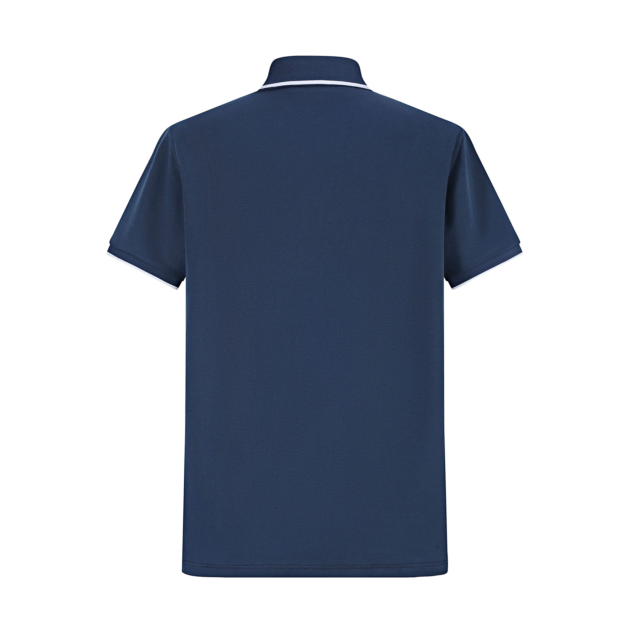 Camiseta 22362# Tipo Polo Azul Oscuro Para Hombre