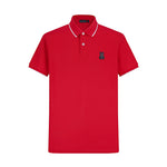 Camiseta 22362# Tipo Polo Roja Para Hombre