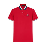 Camiseta 22465# Tipo Polo Roja Para Hombre