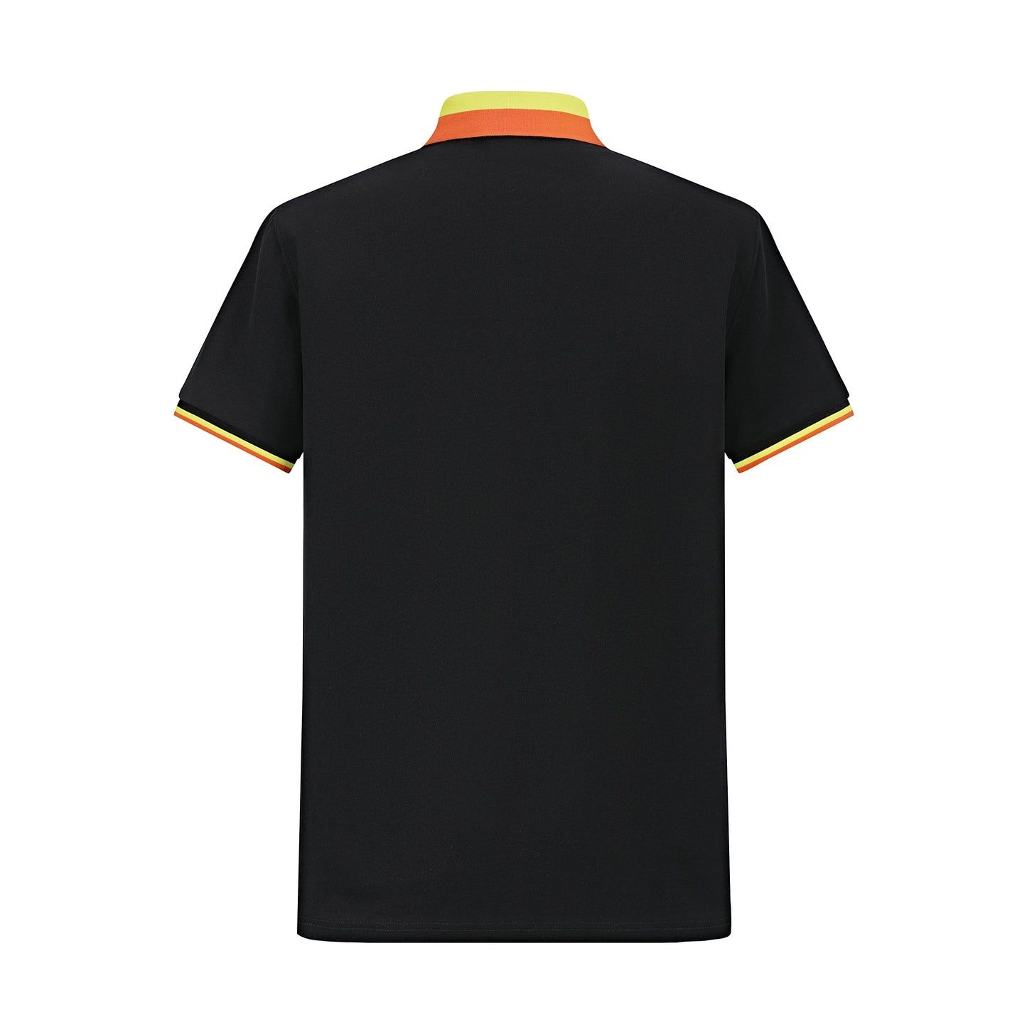 Camiseta 22465# Tipo Polo Negra Para Hombre