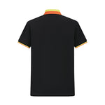 Camiseta 22465# Tipo Polo Negra Para Hombre
