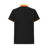 Camiseta 22465# Tipo Polo Negra Para Hombre