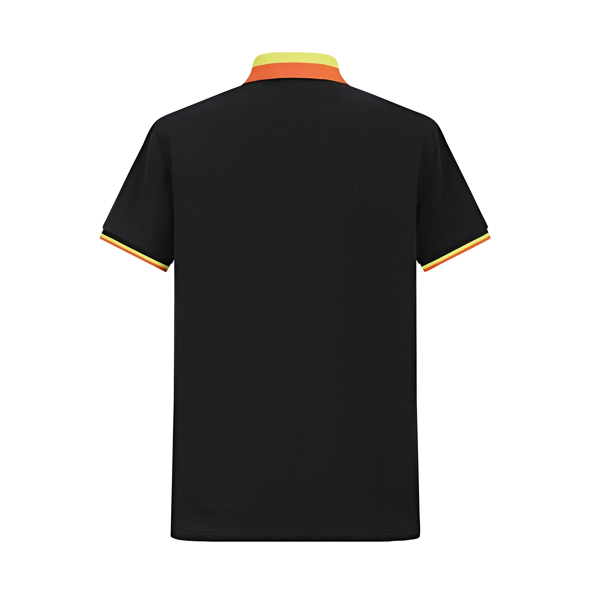 Camiseta 22465# Tipo Polo Negra Para Hombre