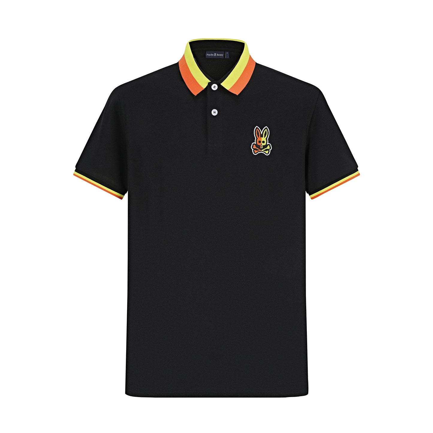 Camiseta 22465# Tipo Polo Negra Para Hombre