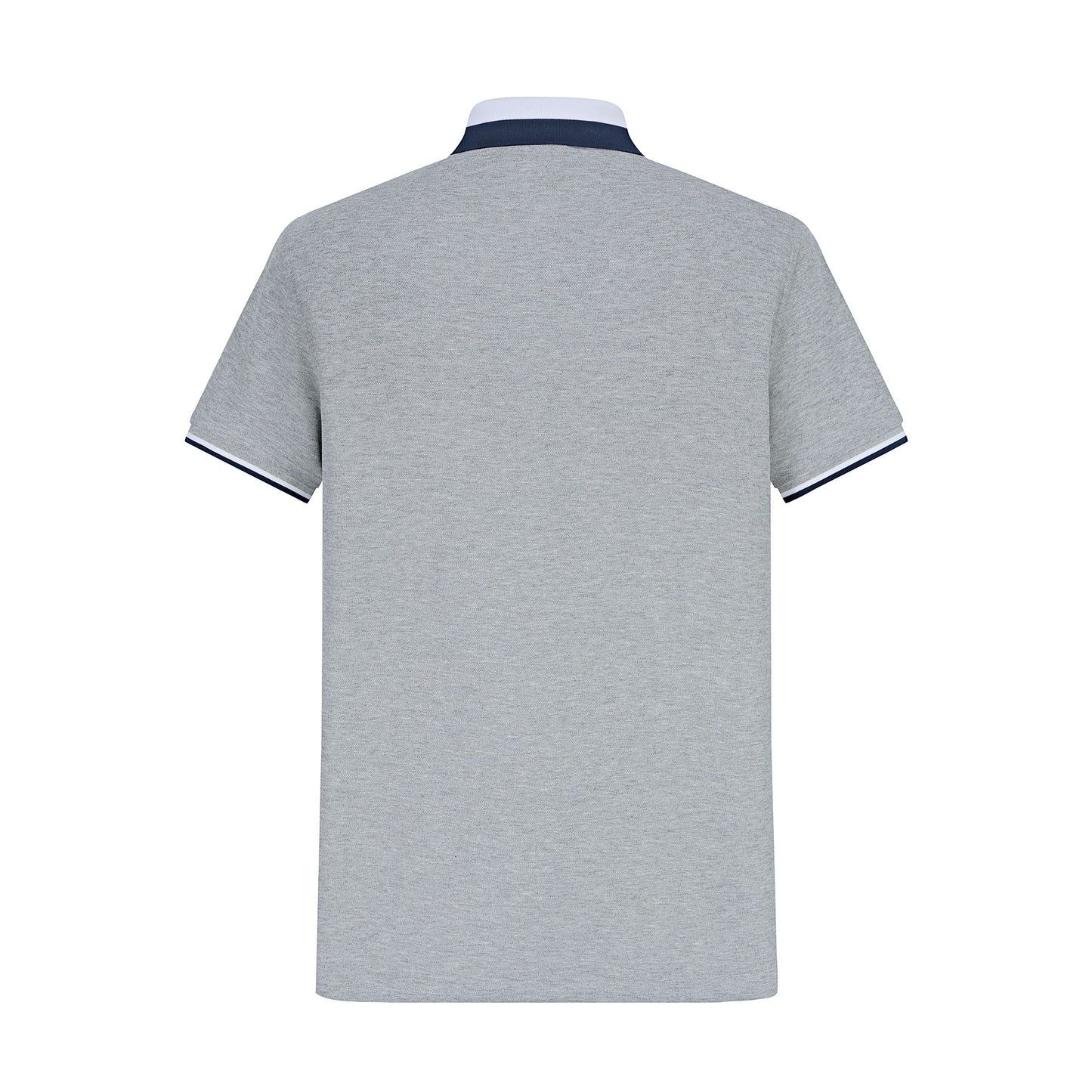 Camiseta 22465# Tipo Polo Gris Para Hombre